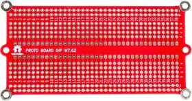 PCB, Печатная макетная плата 108,5x57,7, двухсторонняя с металлизацией, с крепежными отверстиями