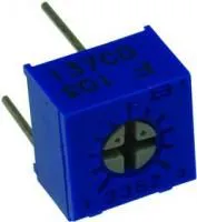 3362F-1-102LF, POT, TRIMMER, 1KOHM, 1TURN, PANEL