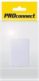 03-0001-9, Розетка телефонная на стену, 1 вход 6Р-4С (RJ-11) (пакет)