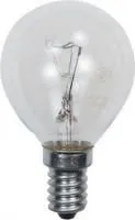 60D1/FR/E14, Лампа 60Вт, сферическая матовая, цоколь E14