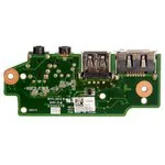 (69N0GDA10B02-01) плата расширения N61VG AUDIO BOARD Rev:1.1 для ноутбука Asus N61VG (плата портов)