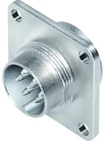09-0115-300-05, Круглый разъем, 423/723/425 Series, Штекер с Фланцем, 5 контакт(-ов), Контакт под Пайку, С Резьбой