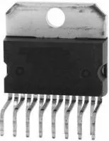 TDA7297, УНЧ 2x15Вт BTL (16.5V/8 Ом), Gv=32dB, [Multiwatt-15]