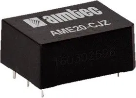AME20-24SJZ, AC/DC преобразователь, 20 Вт, 24 В /850 мА