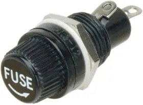 KLS5-254 (FH-02), Держатель на пр.бл. для предохранит.5,2х20 мм.(К-221)