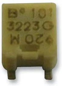 3223G-1-101E, Подстроечный потенциометр, 100 Ом, 11 виток(-ков), Устройство Поверхностного Монтажа, Серия 3223G