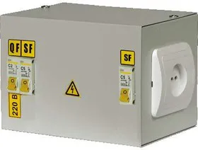 Ящик с понижающим трансформатором ЯТП 0.25 220/24B (3 авт. выкл.) ИЭК MTT13-024-0250