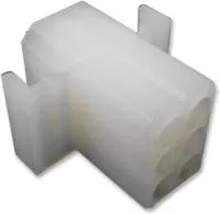 03-09-1061, Корпус разъема, двухрядный, монтажные ушки, уклоны, Серия Standard .093, Гнездо, 6 вывод(-ов)