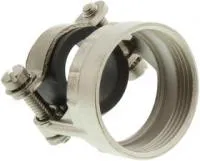 UT020AC, Зажим круглого разъема, прямой с зажимом кабеля, 20, 16 мм, Металл, Серия Trim Trio UTO