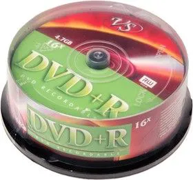 VS DVD+R 4.7 GB 16x CB/25, Записываемый компакт-диск