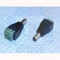 штекер 5.5*2.1 без пайки (клеммник)