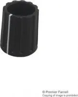 021-3220, Ручка, Круглый Вал, 3.175 мм, Нейлон (Полиамид), Круглая с Индикаторной Линией, 14.5 мм