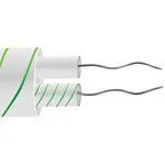 XF-1253-FAR, Thermocouple Cable, Type K, IEC, Glassfibre Insulated Flat Pair, 1/0.508 mm, 25 m