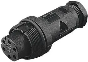 PX0801, Круглый кожух, встраиваемый в линию, Серия Mini Buccaneer, Цельнокорпусное Кабельное Гнездо