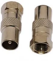 05-4361-01, Переходник штекер F-штекер TV