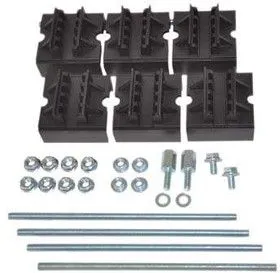 Комплект шинодержателей наб. 2х1 на ребро (шина 10х30-120) дл. 75мм DKC R5BSEV2/10TN