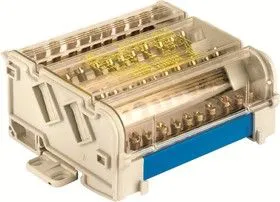 Блок распределительный 4p 7х6мм на DIN-рейку DKC BD125114