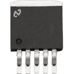 LM2596SX-ADJ/NOPB, Импульсный понижающий регулятор напряжения с регулировкой выхода, 3А, 150кГц, 1.2В…37В, [TO-263-5]