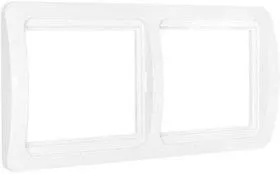 Рамка 2-м Валери горизонт. бел. UNIVersal ВР002Г
