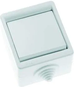 Выключатель 1-кл. ОП 10А IP44 А110-015 бел. Кунцево 5904