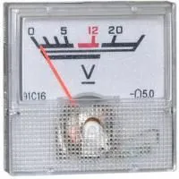Вольтметр 20В (40х40)