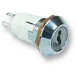 SRL-5-M-S-2, Выключатель с ключом, DPDT, Серия SRL, 2 Позиции, Пайка, 1 А