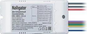 Выключатель Navigator 61 761 NRC-SW01-1V1-6 с пультом, 6 каналов, 6х1000Вт
