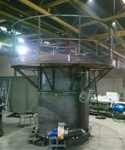 Установка нагрева стопоров литейных ковшей