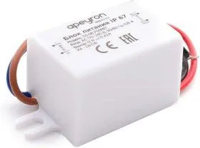 03-08, AC/DC LED, 12В,0.42А,5Вт,IP67, блок питания для светодиодного освещения