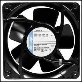 4656N, Вентилятор 230В, 119х119х38мм, подшипник качения, 2650 об/мин