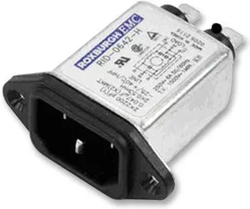 RID1042H, IEC фильтр, 47 мкФ, 250 В, IEC, Сетевой, 10 А, Быстрое Соединение