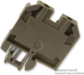0128360000, TERMINAL BLOCK, DIN RAIL, 2 POSITION, 22-10AWG
