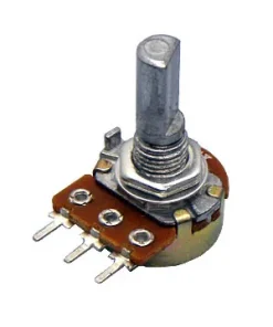 16K1 F 20k, переменный резистор, вал с лыской L-20мм 20кОм 0.125Вт 200В