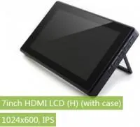 7inch HDMI LCD (H) (with case), IPS дисплей 1024600px с емкостной сенсорной панелью для мини-PC (с корпусом)