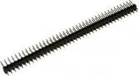 PLD-80 (DS1021-2x40), Вилка штыревая 2.54мм 2х40 прямая тип1
