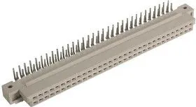 09722646804, Разъем DIN 41612, 64 контакт(-ов), Гнездо, 2.54 мм, 2 ряда, a + b