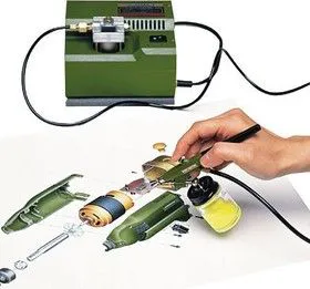 27120, Аэрограф АВ 100 с компрессором МК 240