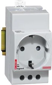Розетка на DIN-рейку нем. станд. Leg 004285