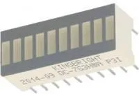 DC-7G3HWA, Шкала линейная 7 зеленых + 3 красных сегмента