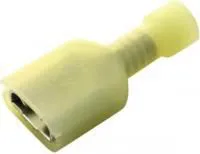 19003-0071, Клеммы быстрого отключения, InsulKrimp 19003 Series, Гнездовой Быстрого Соединения, 6.35мм x 0.81мм