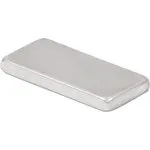 Неодимовый магнит прямоугольник 14х6.5х1.5 мм, цинк, N40