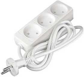 Удлинитель 3х1.5м без заземл. 10А IP20 2.2кВт Союз 481S-1301