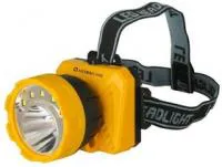 Фонарь налобный LED 5372 (5SMD + 1Вт 2 режима, желт./черн.) Ultraflash 12416