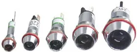 XD22-12-G-03VDC, Светодиод с держателем зеленый 12мм 3VDC IP65