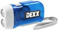 56700, Динамо-фонарь DEXX ручной ЖУК в пластмассовом корпусе, 2 светодиода