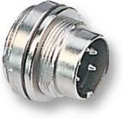 09 0473 00 08, Круглый разъем, Серия 680, Штекер в Панель, 8 контакт(-ов), Контакт под Пайку, Корпус из Латуни