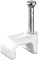 V02-6W-2-10-050 (Скоба пластиковая плоская 10 мм (50шт.))