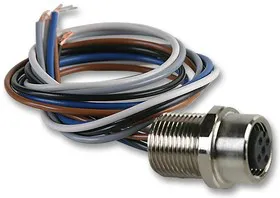 120011-0033, Датчик Кабеля, BRAD Micro-Change, M12 Straight Receptacle to Free End, 300 мм, 11.8