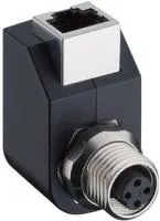0981 ENC 100, ADAPTER, RJ45 8P4C RECEPTACLE - M12 4 POSITION RECEPTACLE