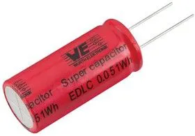 850617030001, Суперконденсатор, 3 Ф, 2.7 В, Радиальные Выводы, WCAP-STSC Series, +30%, -10%, 3.5 мм